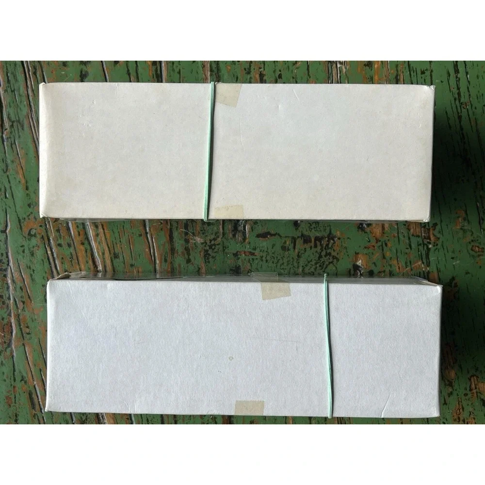 Christmas Poinsettia Cloth Material Napkin‎ Rings Holders Set Of 4 Orig Box